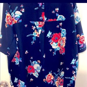 Iman floral tunic